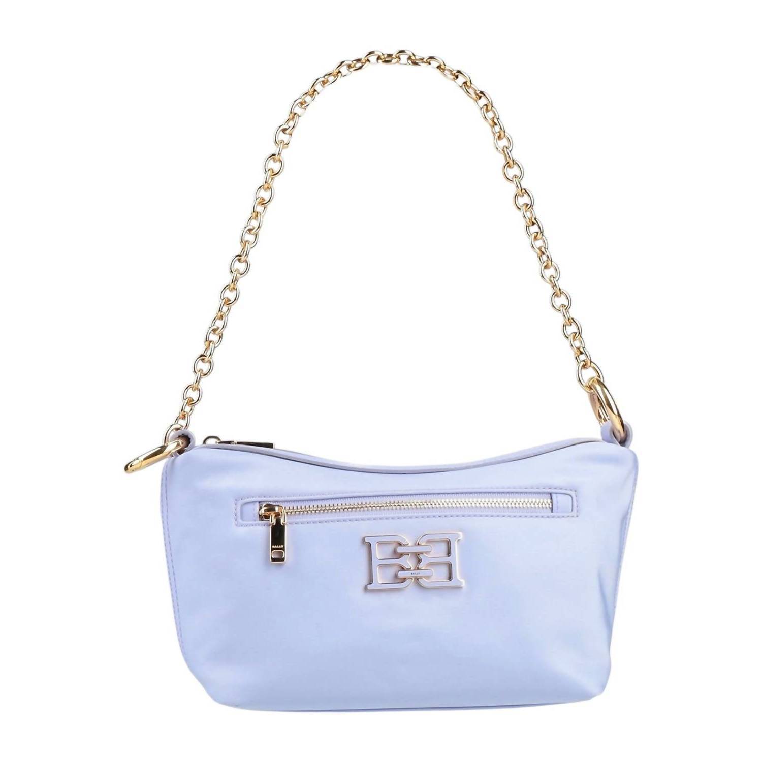 New Bally Women's Eyfel Logo-Plaque Crossbody Bag In Lavender